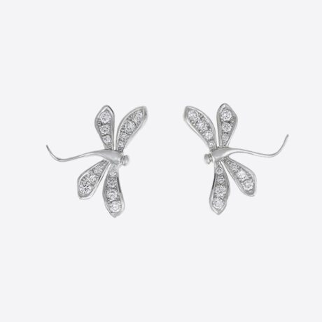 Pendientes Rafael Torres con brillantes en oro blanco