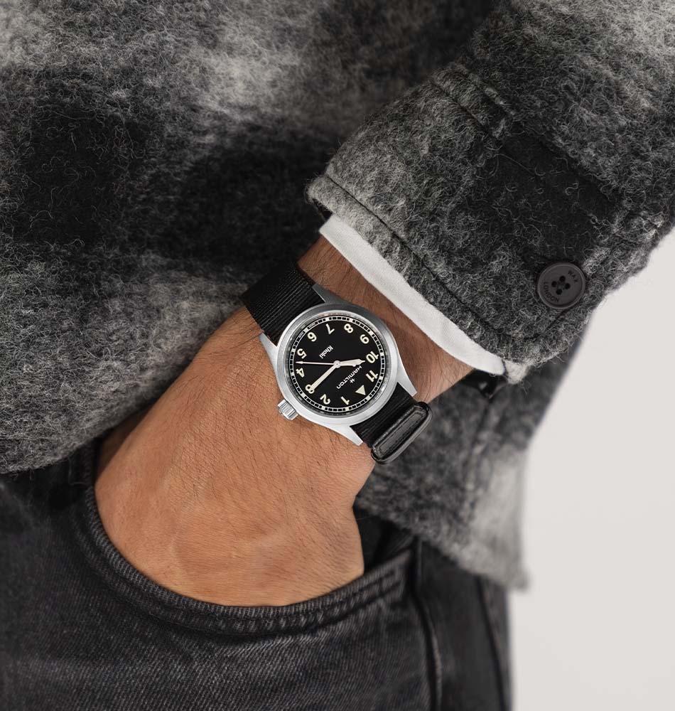 HAMILTON KHAKI FIELD QUARTZ 38 MM H69401430 - Imagen 2