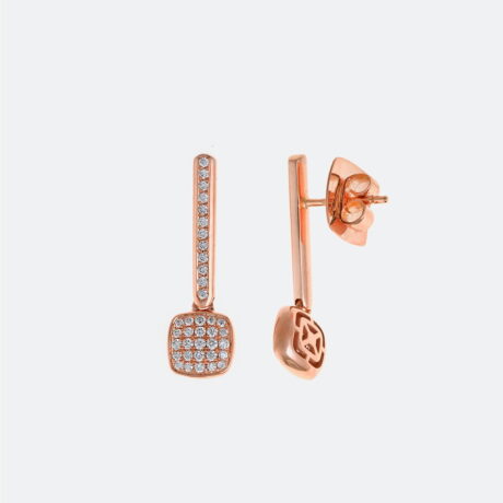 Pendientes Rafael Torres en oro amarillo con brillantes