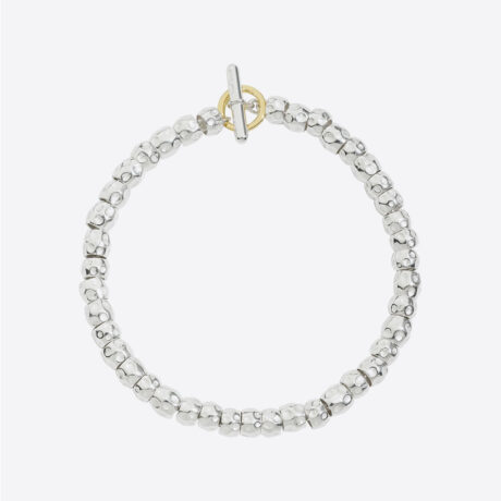 Pulsera Dodo en plata y oro amarillo