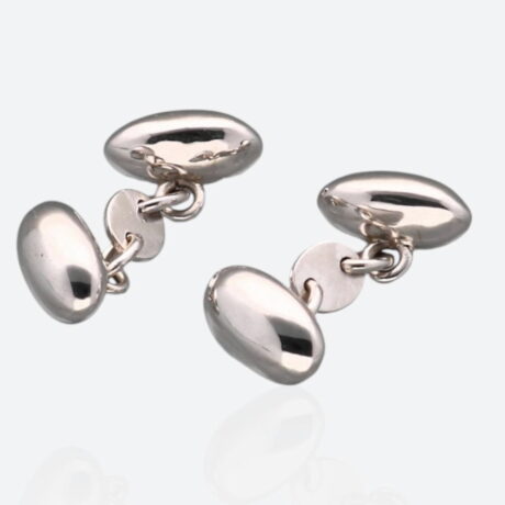 Gemelos Rafael Torres en oro blanco