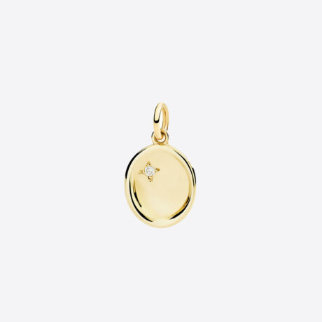 Colgante Dodo en oro amarillo con diamante