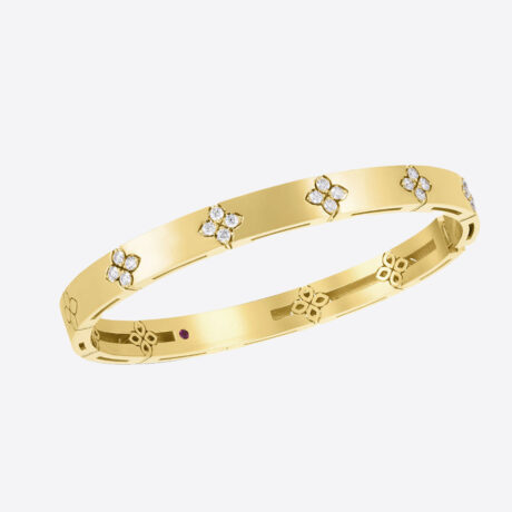 Pulsera Roberto Coin con diamantes en oro amarillo