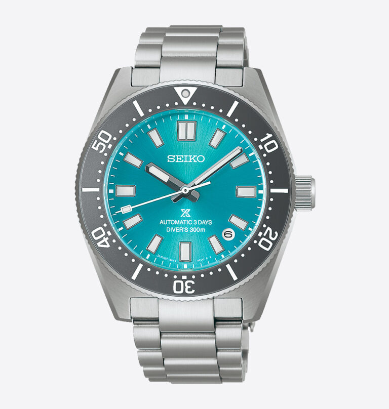 SEIKO PROSPEX SPB545J1 Save the Ocean reloj de buceo automático con esfera azul y bisel gris en acero inoxidable 300 m.