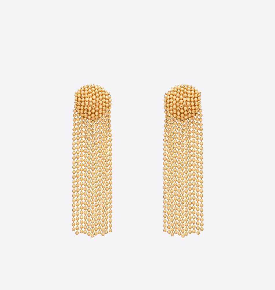 Pendientes Peruffo colección Candy Chains Fringe en oro amarillo
