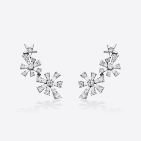 Pendientes Gold&Roses colección Luzía con brillantes (0.20ct) en oro blanco