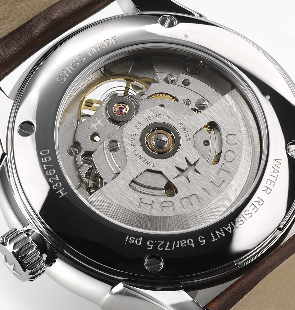 HAMILTON JAZZMASTER OPEN HEART 40MM H32675581 - Imagen 2