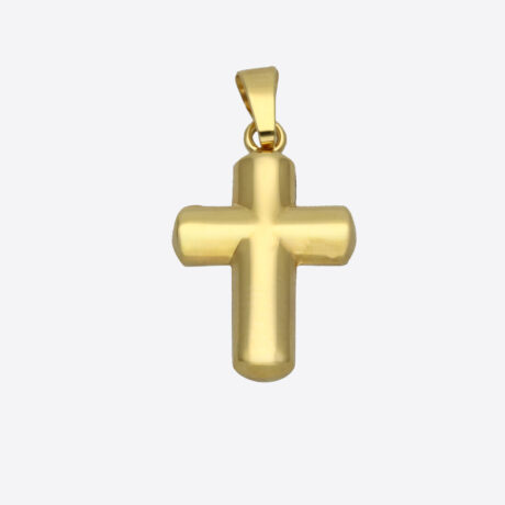 Cruz de oro amarillo