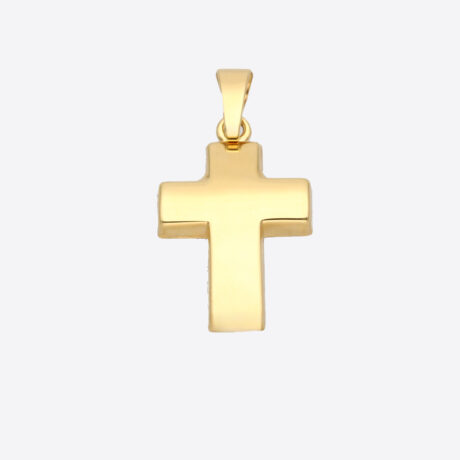 Cruz de oro amarillo