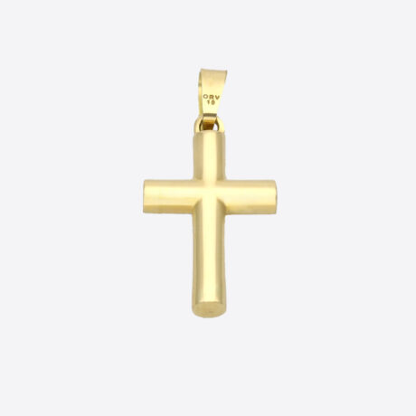 Cruz de oro amarillo