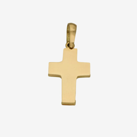 Cruz de oro amarillo