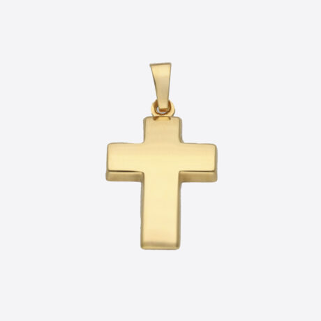 Cruz de oro amarillo