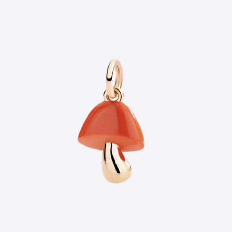 Colgante Dodo en oro rosa y esmalte