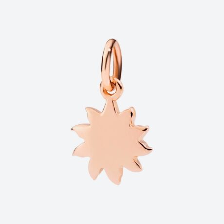 Colgante Dodo sol en oro rosa de 9k