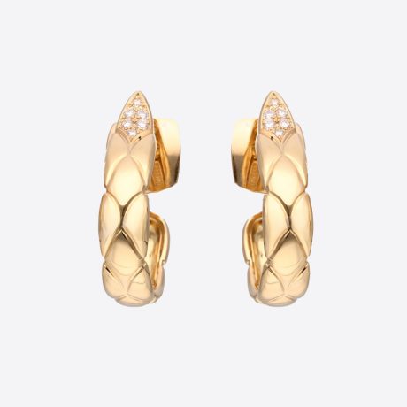 Pendientes Rafael Torres en oro amarillo con brillantes