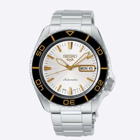 SEIKO 5 SPORTS HDB004K1 Suits Blanco-Dorado 42,5 MM