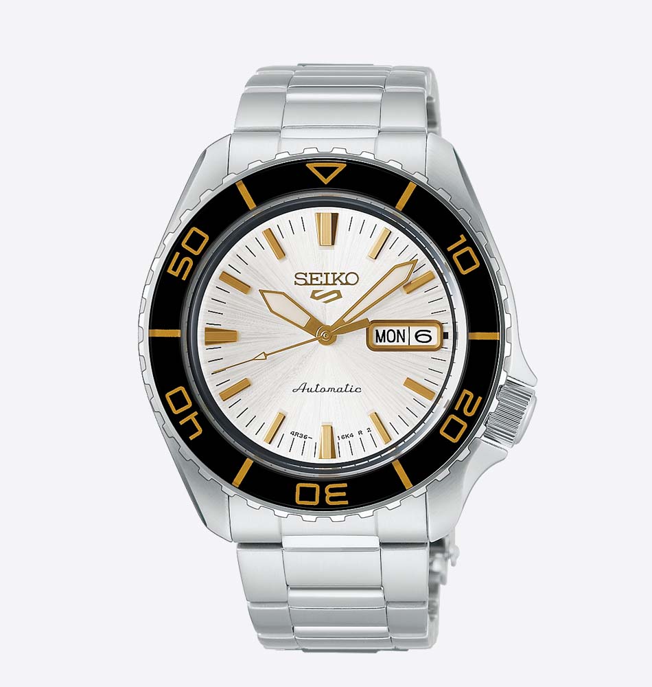 SEIKO 5 SPORTS HDB004K1 Suits Blanco-Dorado 42,5 MM